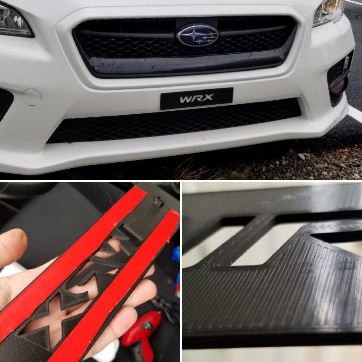 Remocao da Placa de Licenca para Subaru WRX/STi 2015+