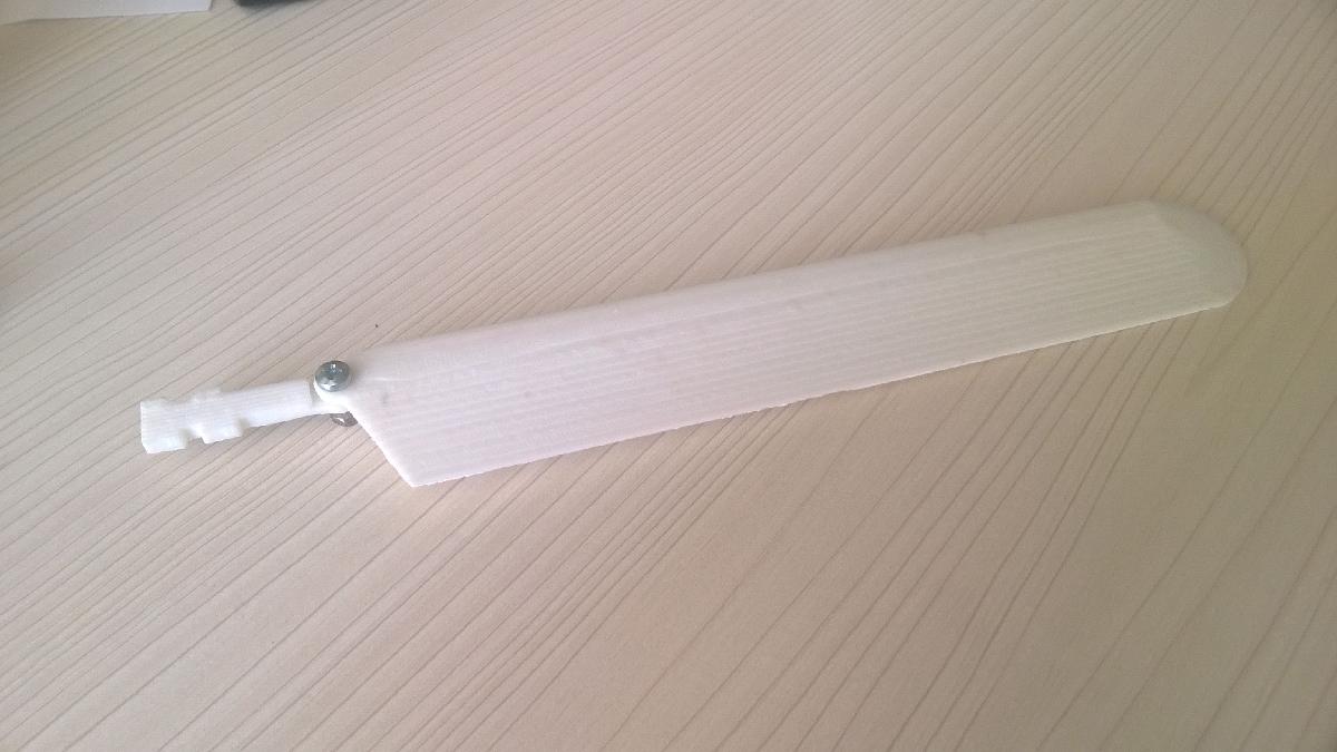 Laminas de reposicao para puxar a alca do helicoptero