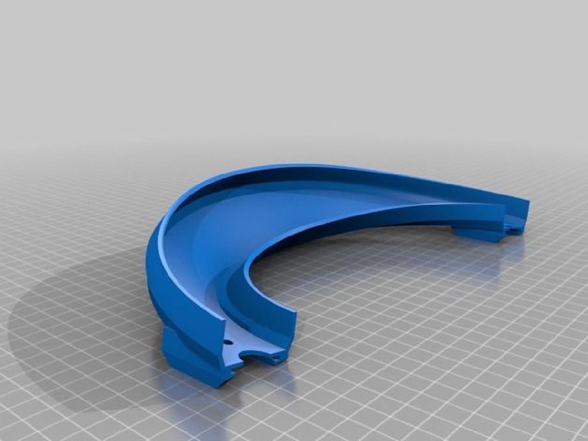Pista Hot Wheel Curva de 180 graus, Inclinacao de 45 graus, Queda de 40mm