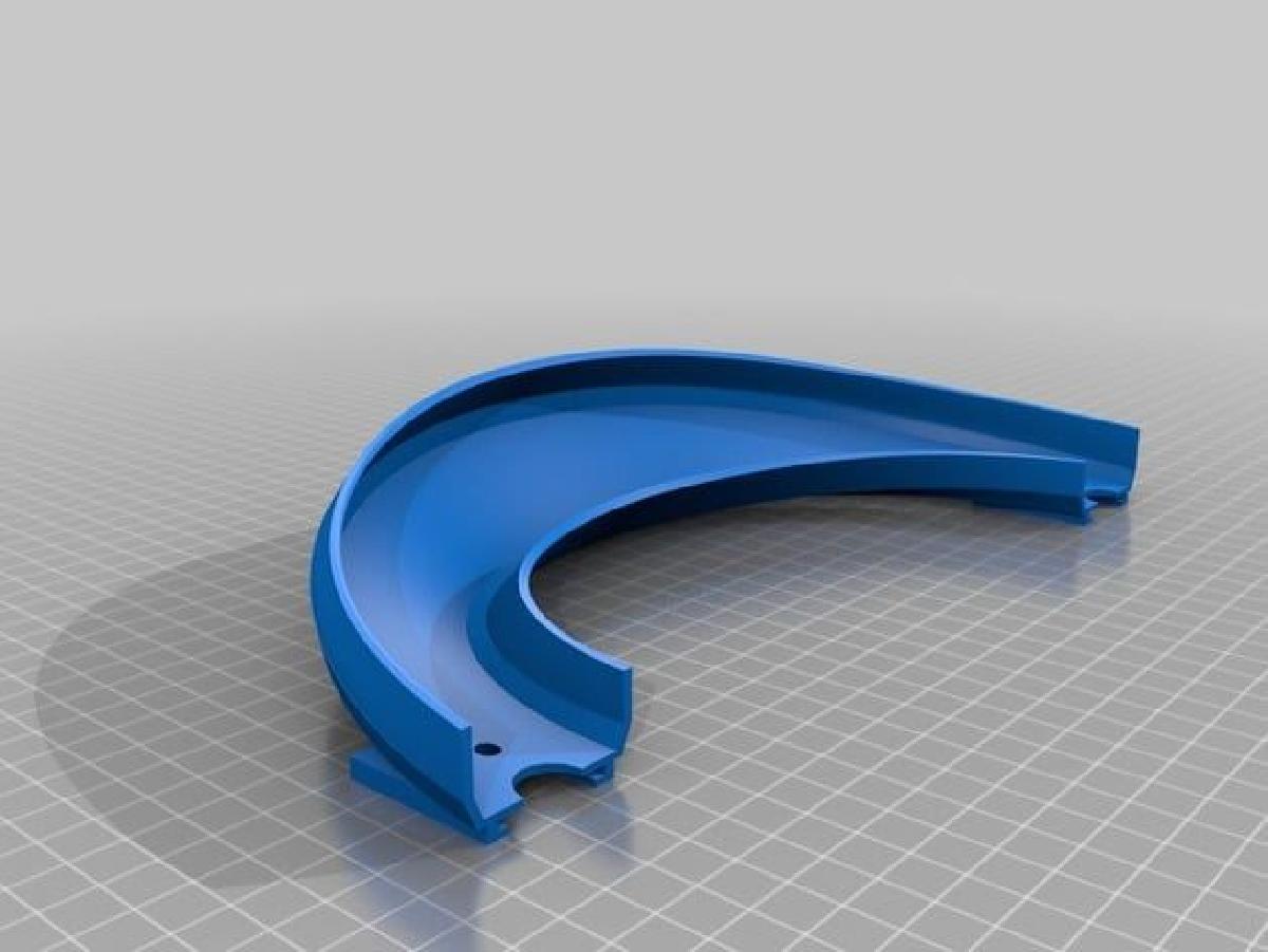 Pista Hot Wheel Curva de 180 graus, Inclinacao de 45 graus