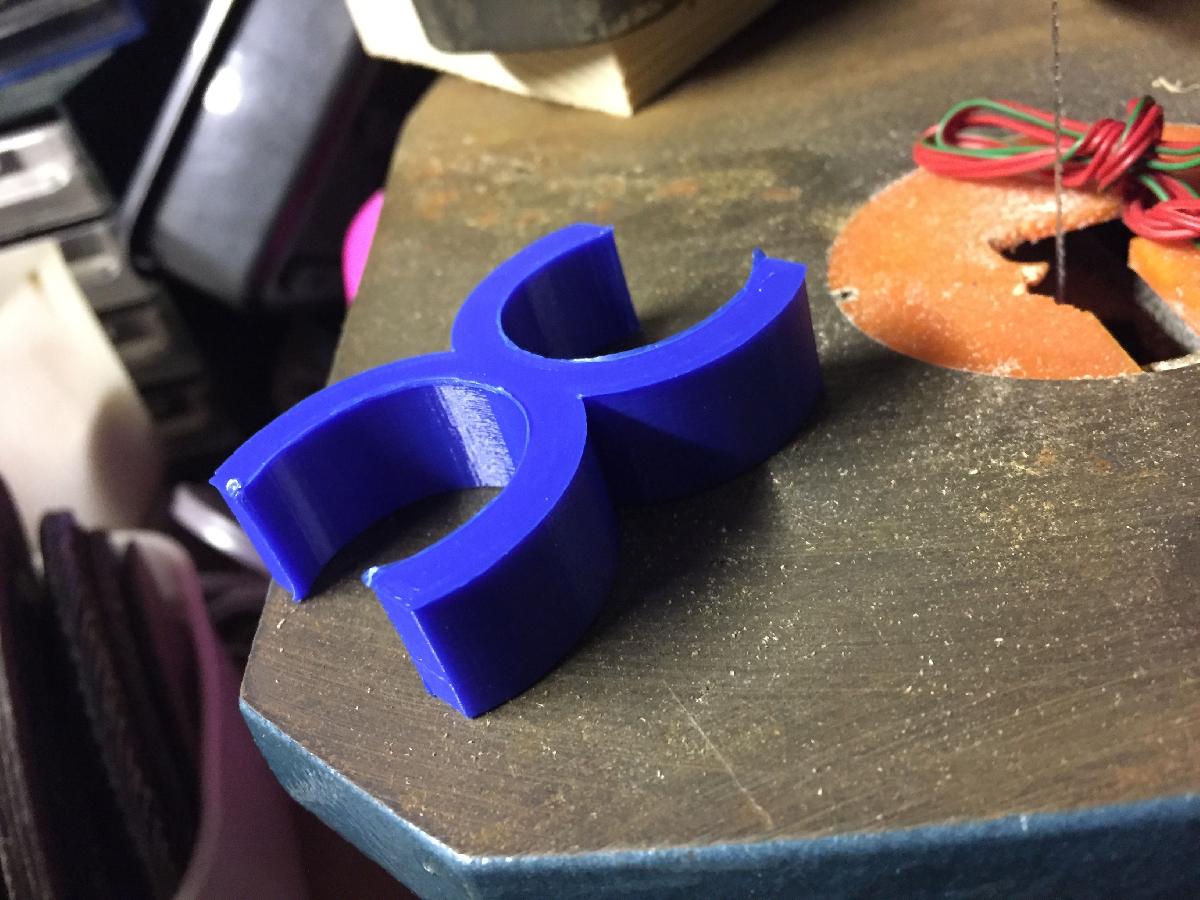 Clipe para remo de caiaque dividido