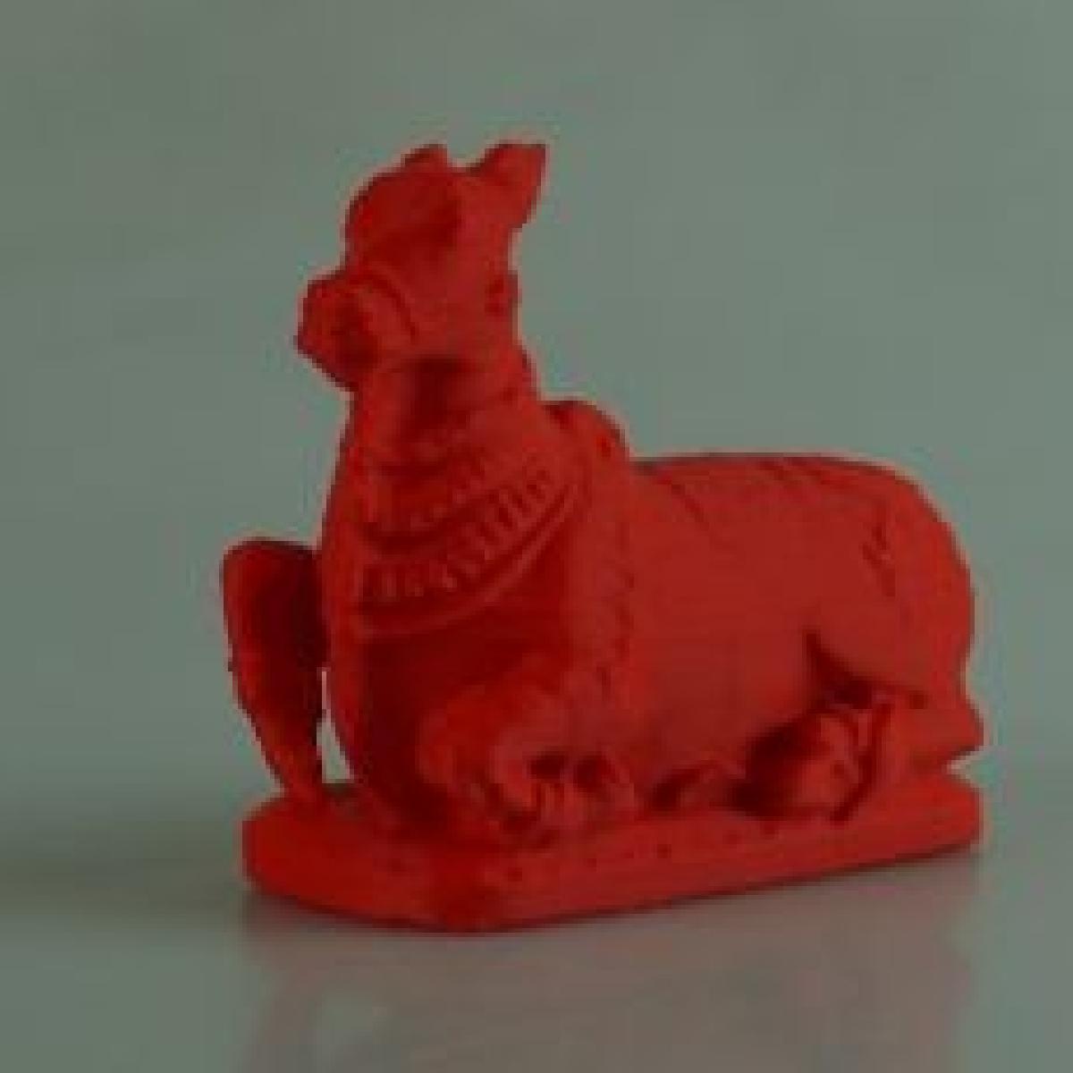Estatua do Deus Nandi (usada com escaneamento 3D)