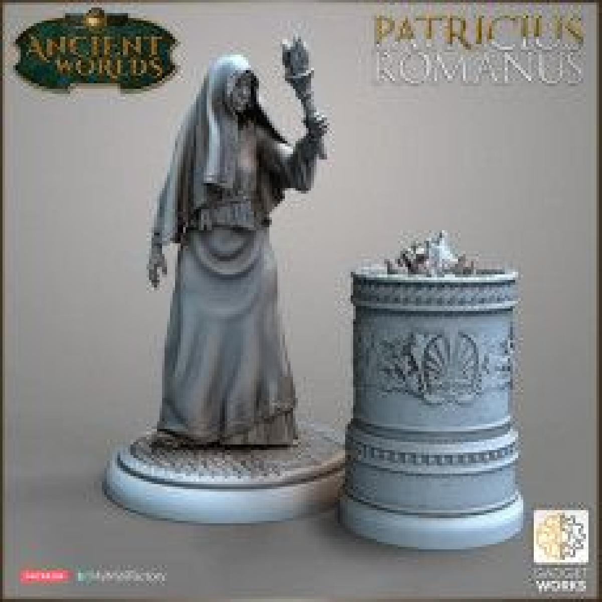 Sacerdotisa Vestal Romana com Chama Eterna   Patricius Romanus