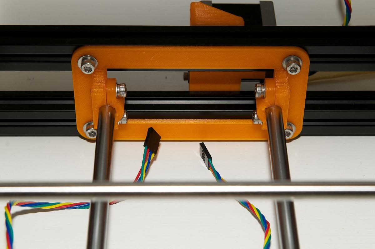 Suporte e Braco Mendelmax Y para Barra Linear de 10MM.
