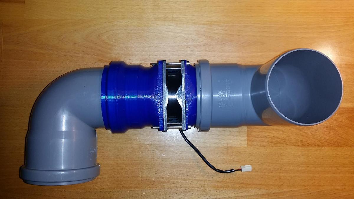 Adaptador de Ventoinha de 80mm para Tubo HT DN75