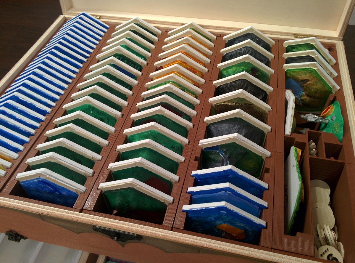 Pecas Magneticas do Settlers of Catan Caixa Modular