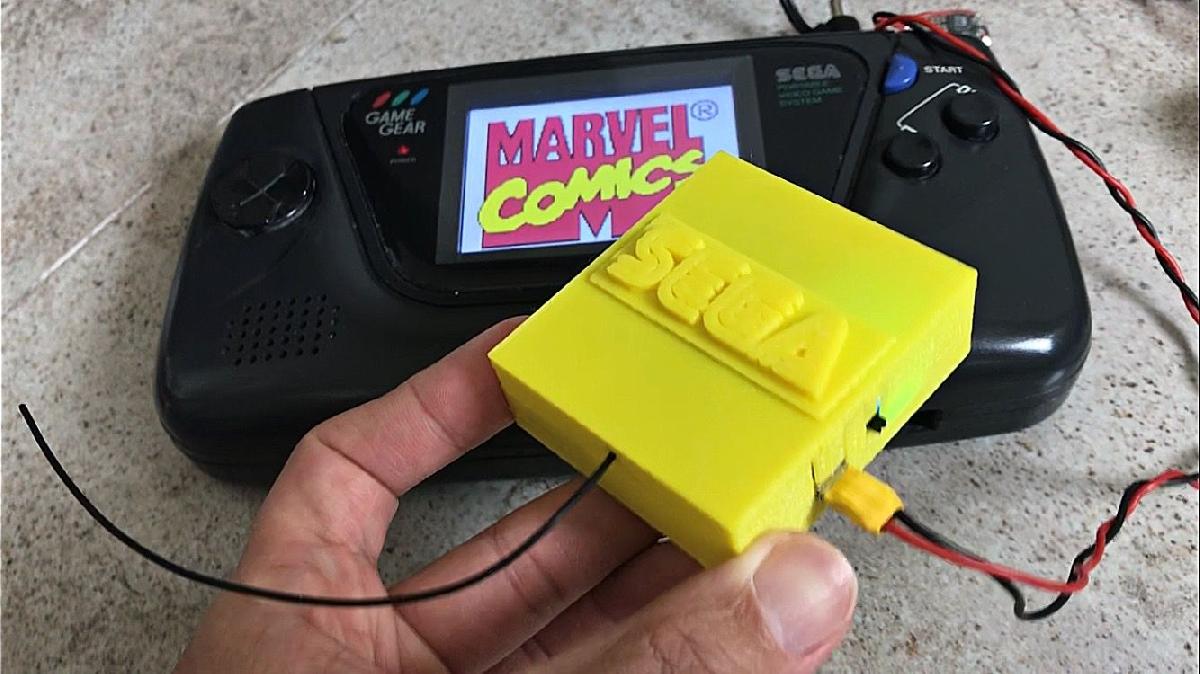 Satelite Sega GameGear para jogos retro sem fio