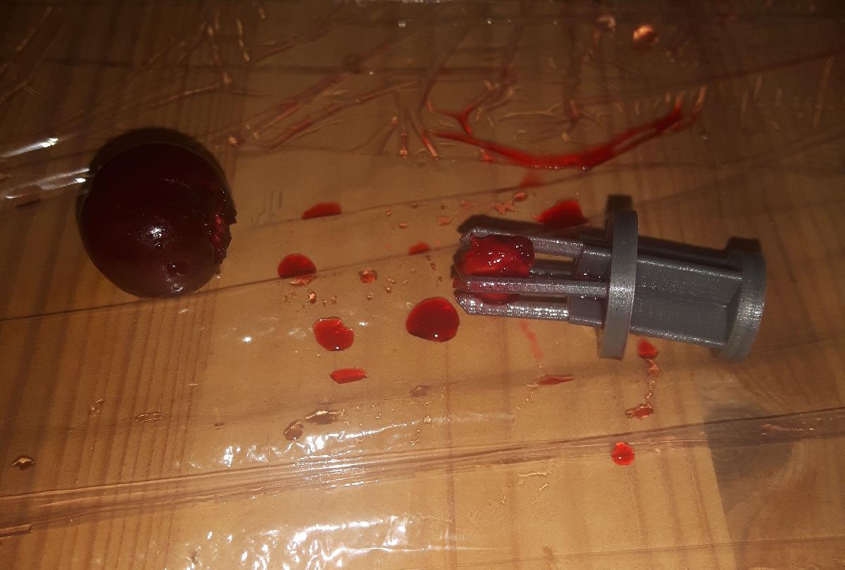Ferramenta para remocao de caroco de cereja