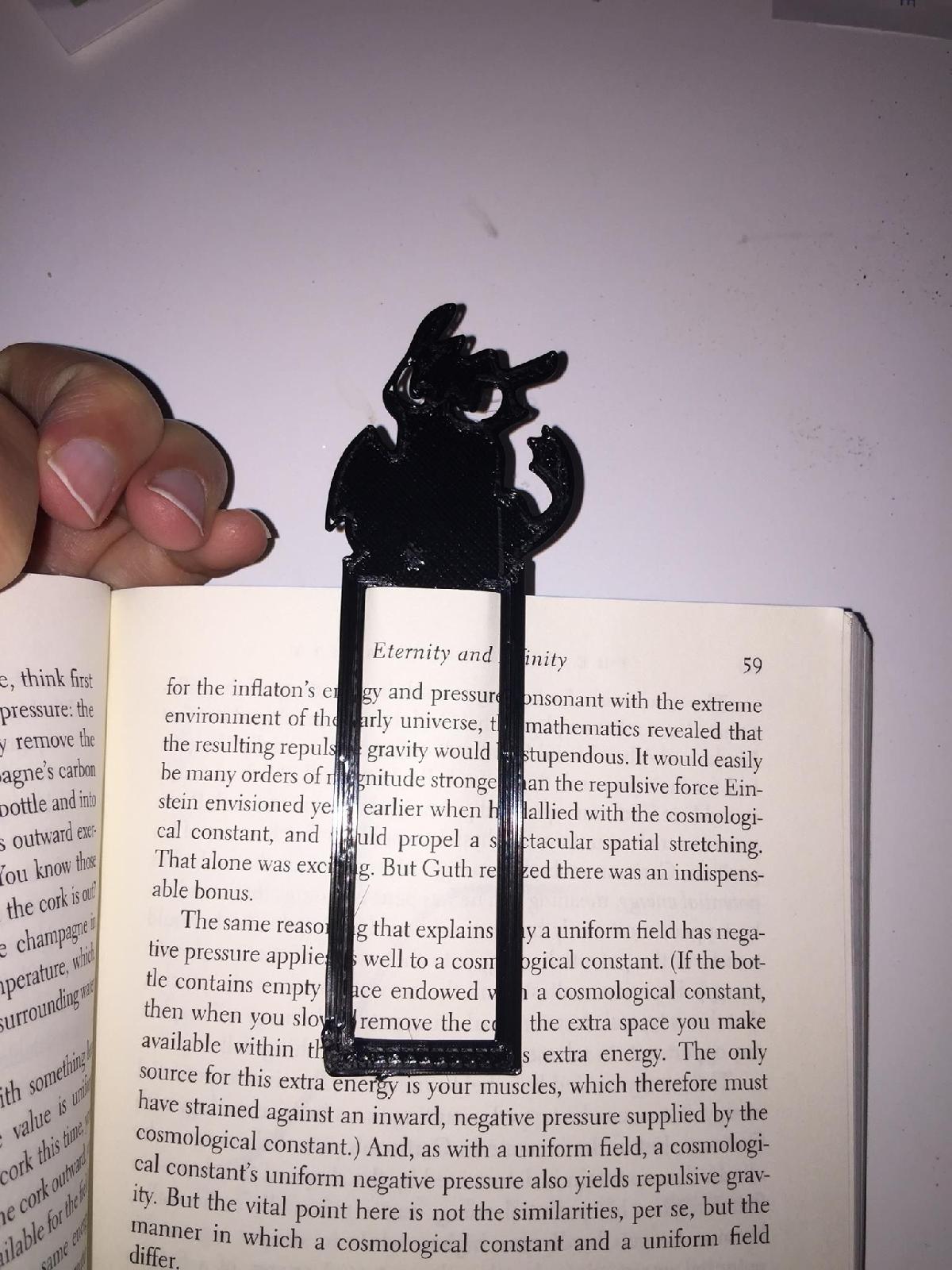 Desdentado Noite Fúria Bookmark