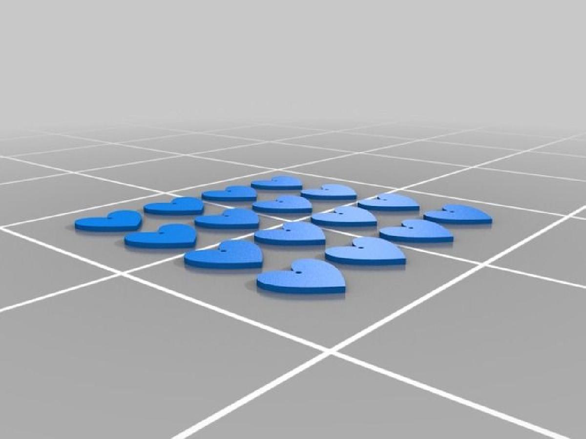 Coracoes para Impressao de Demonstracao