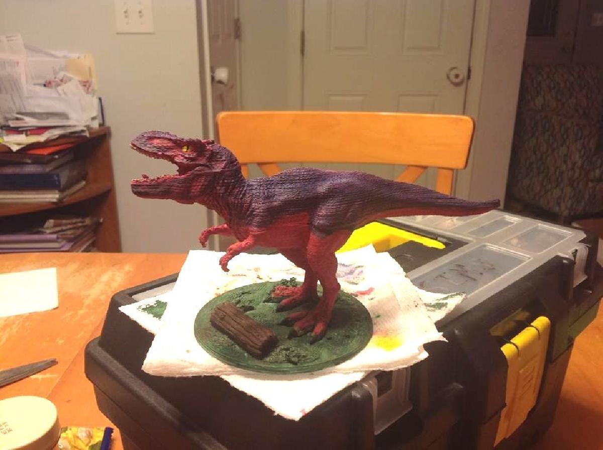 Tiranossauro Rex   Dividido e Baseado para miniaturas de D&D