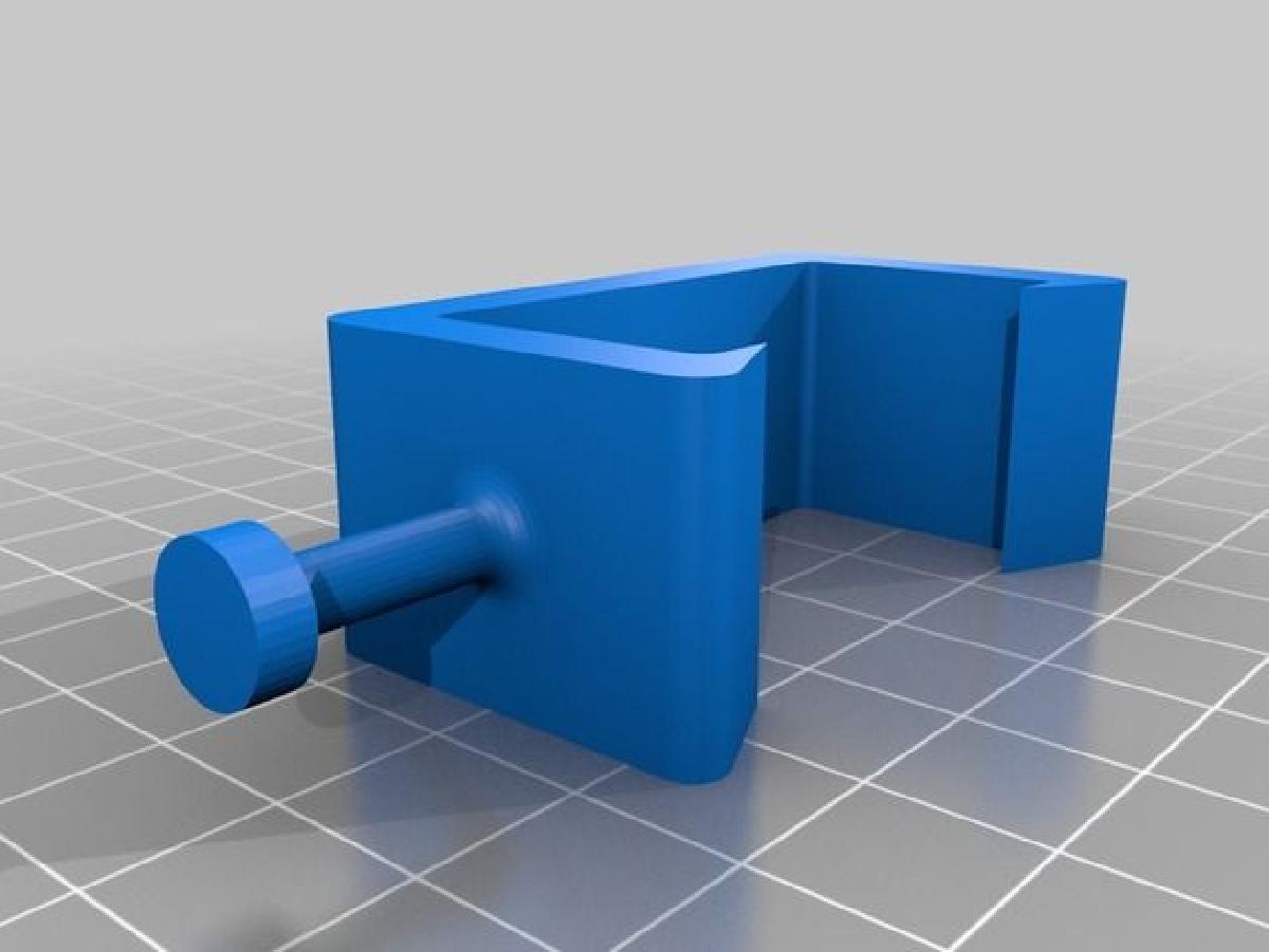 Clipe de montagem em forma de chave para tubos retangulares