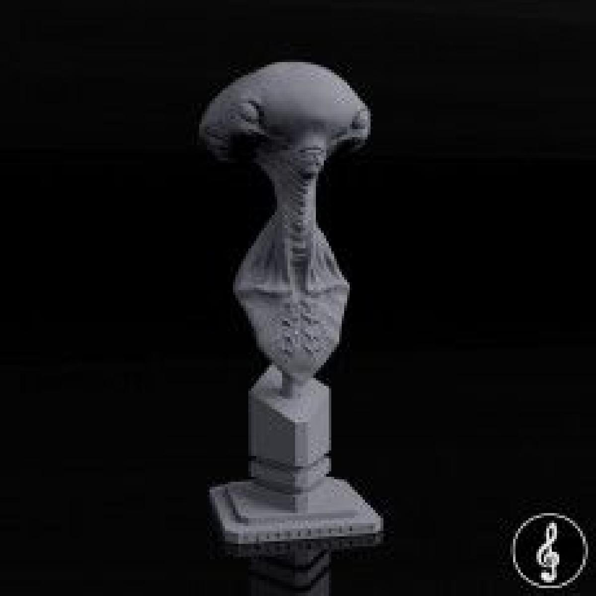 Free Alien Bust 100mm   George Pré Suportado
