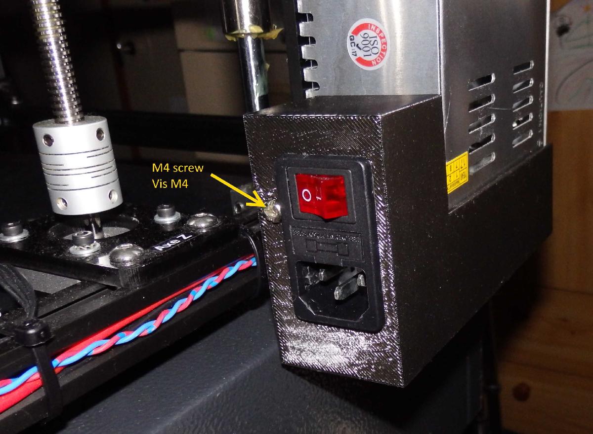 Caixa de interruptores Ender 4 Rev2