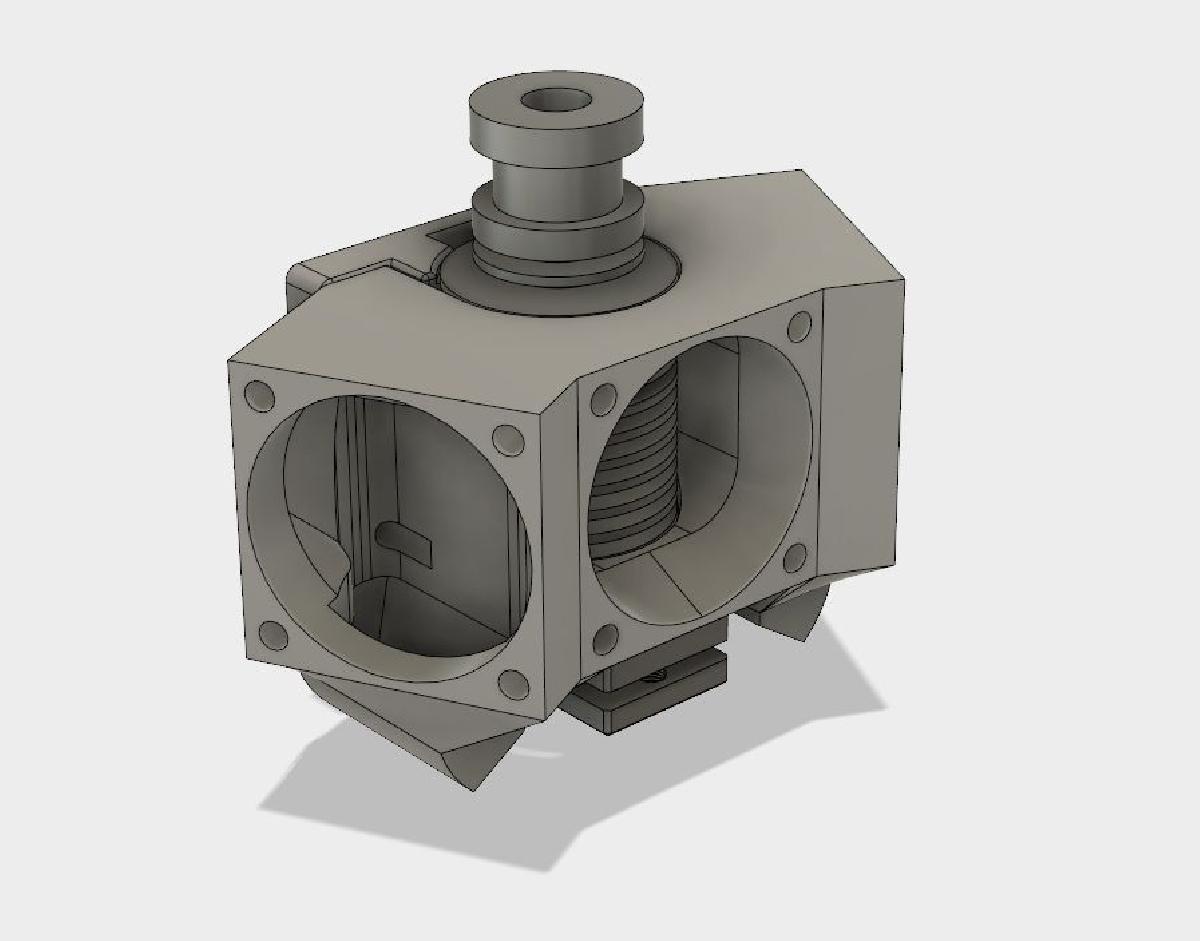 Sistema de Ventilacao Dreadnought E3D V6 1.75 Ventilador de Resfriamento