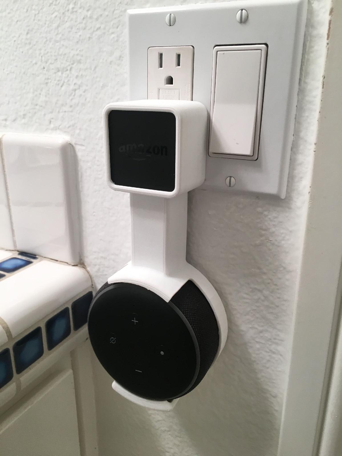 Suporte de tomada para Amazon Echo Dot 3ª Geracao