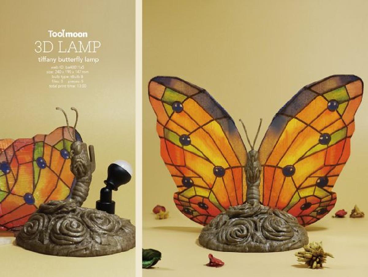 Lampada Borboleta Tiffany