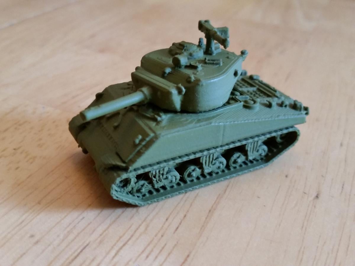 Tanque Sherman M4A3E2 Jumbo 1:100 (Flames of War)