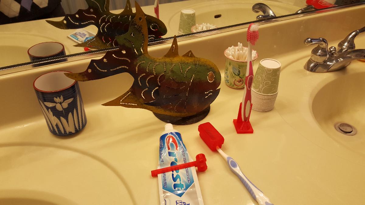 Conjunto de presente de escova de dentes