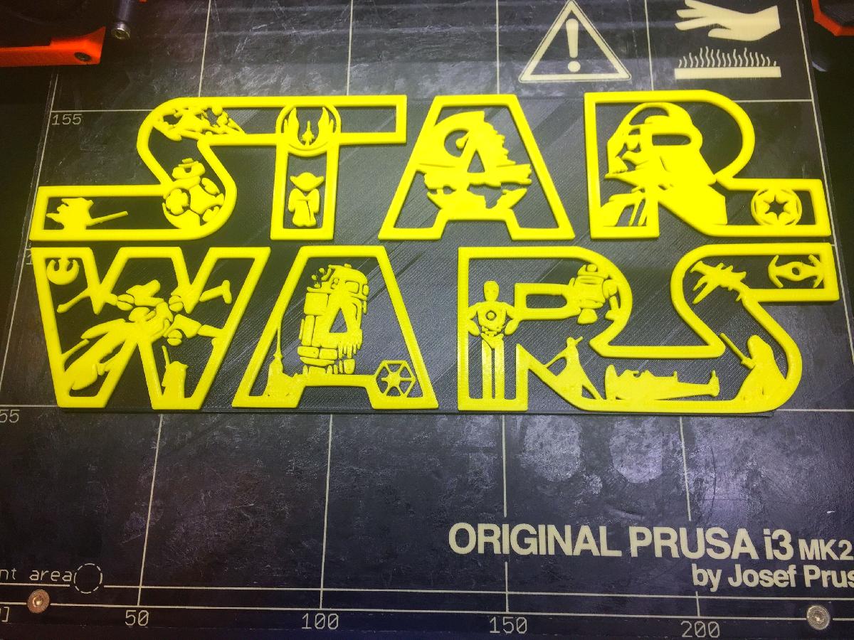 Mural do Logo de Star Wars