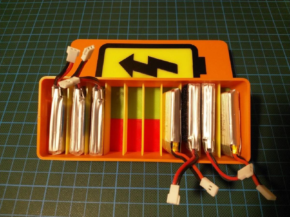 Estojo de Lipo para Baterias 3.7V 1S Eachine