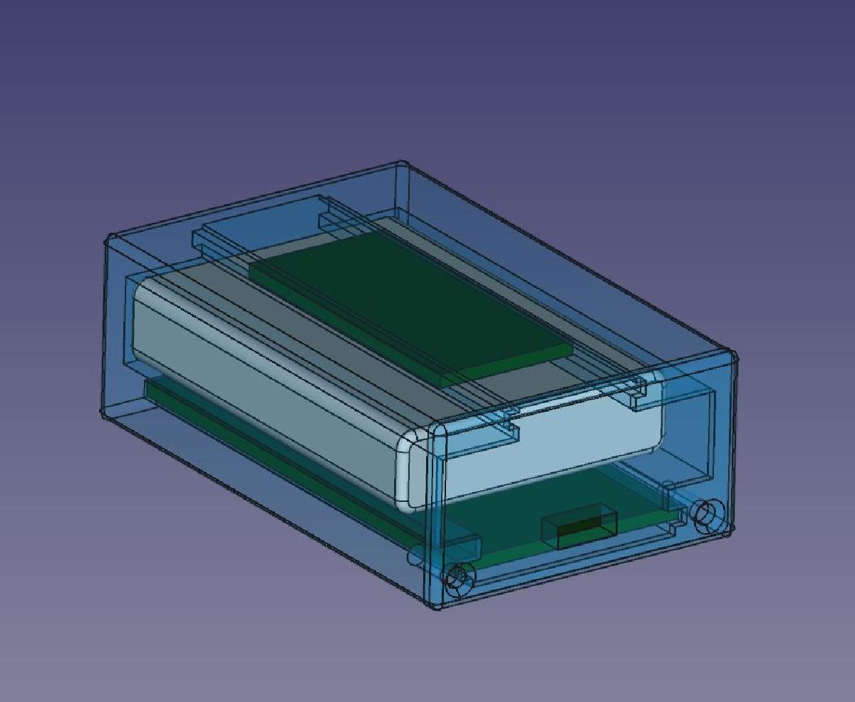 ESP32 + RCWL 0516 + Caixa de Bateria