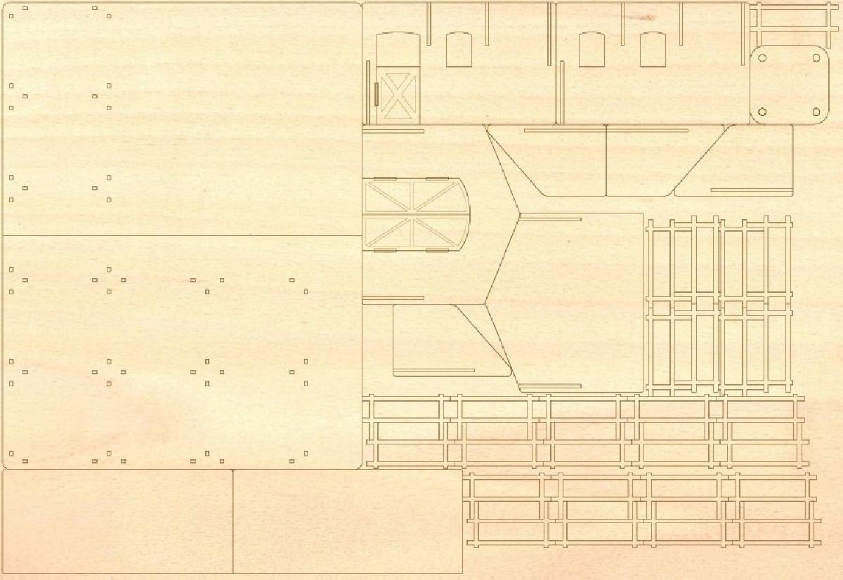 Fazenda de gramatica Montessori para corte a laser