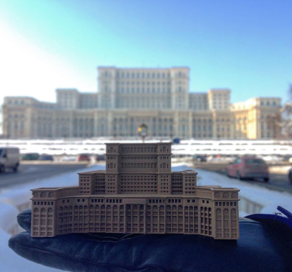 Palacio do Parlamento em Bucareste   Romenia