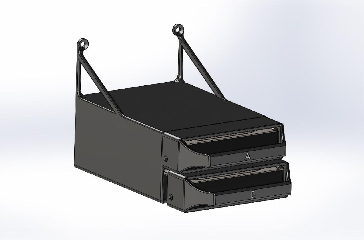 Suporte de parede para HDD para sistema de backup manual AB