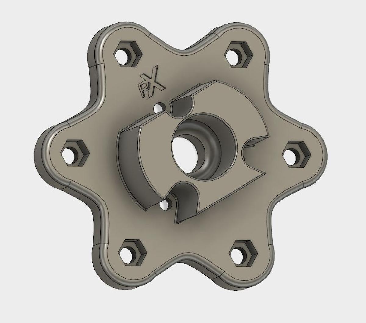 Kit Adaptador de Hub RamjetX Logitech G25/G27/G29 70mm (atualizado em junho de 2019)