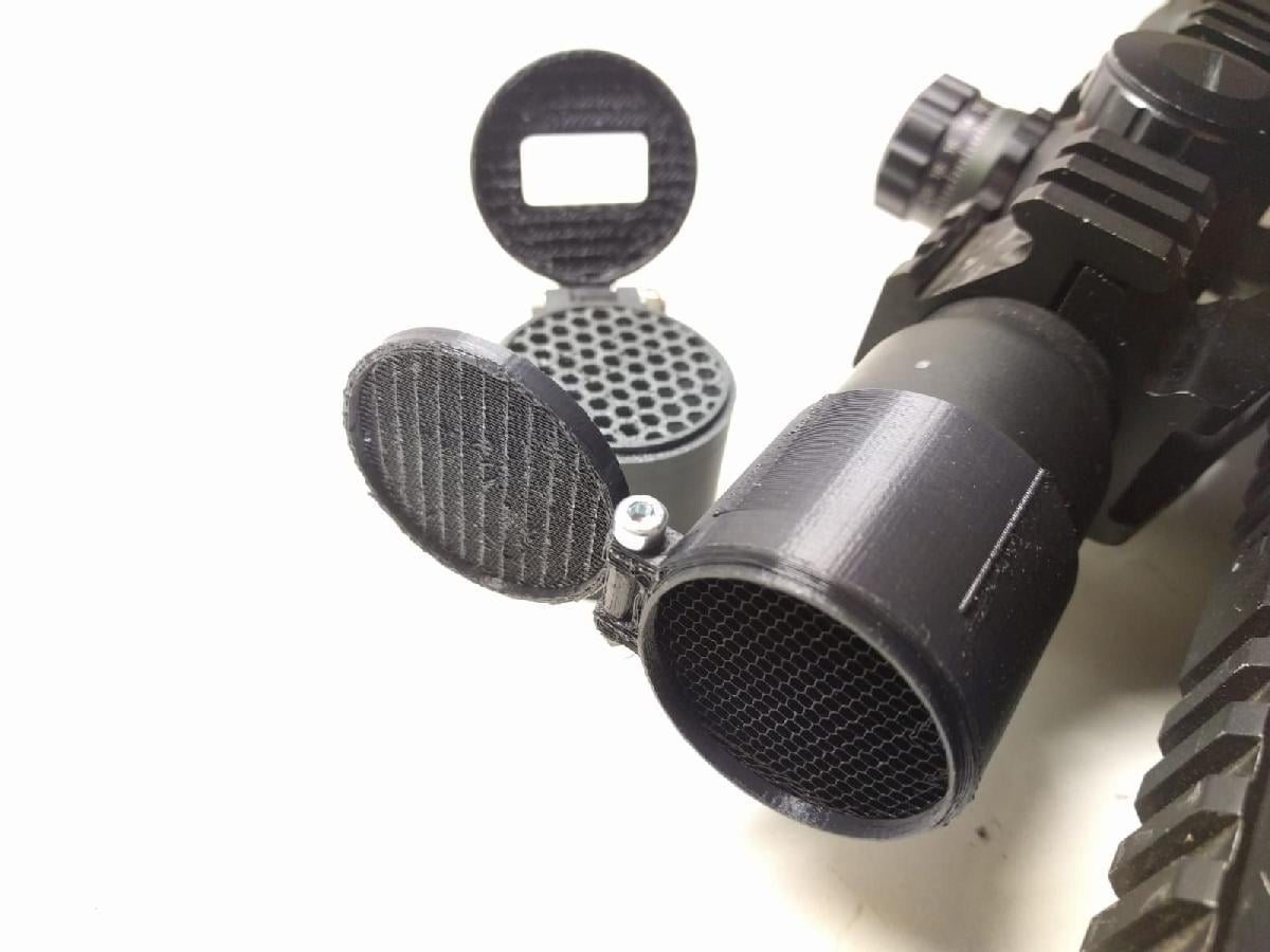 Tampa de lente flip up para killflash optico