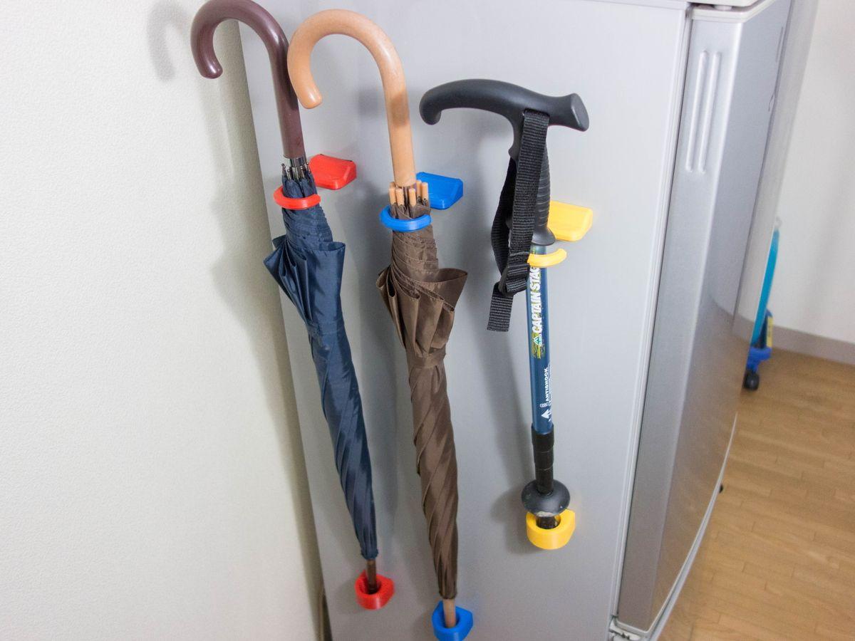 Suporte magnetico para guarda chuva