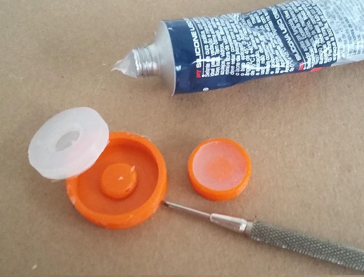 Molde   Silicone para Pintor de Ovos Mini