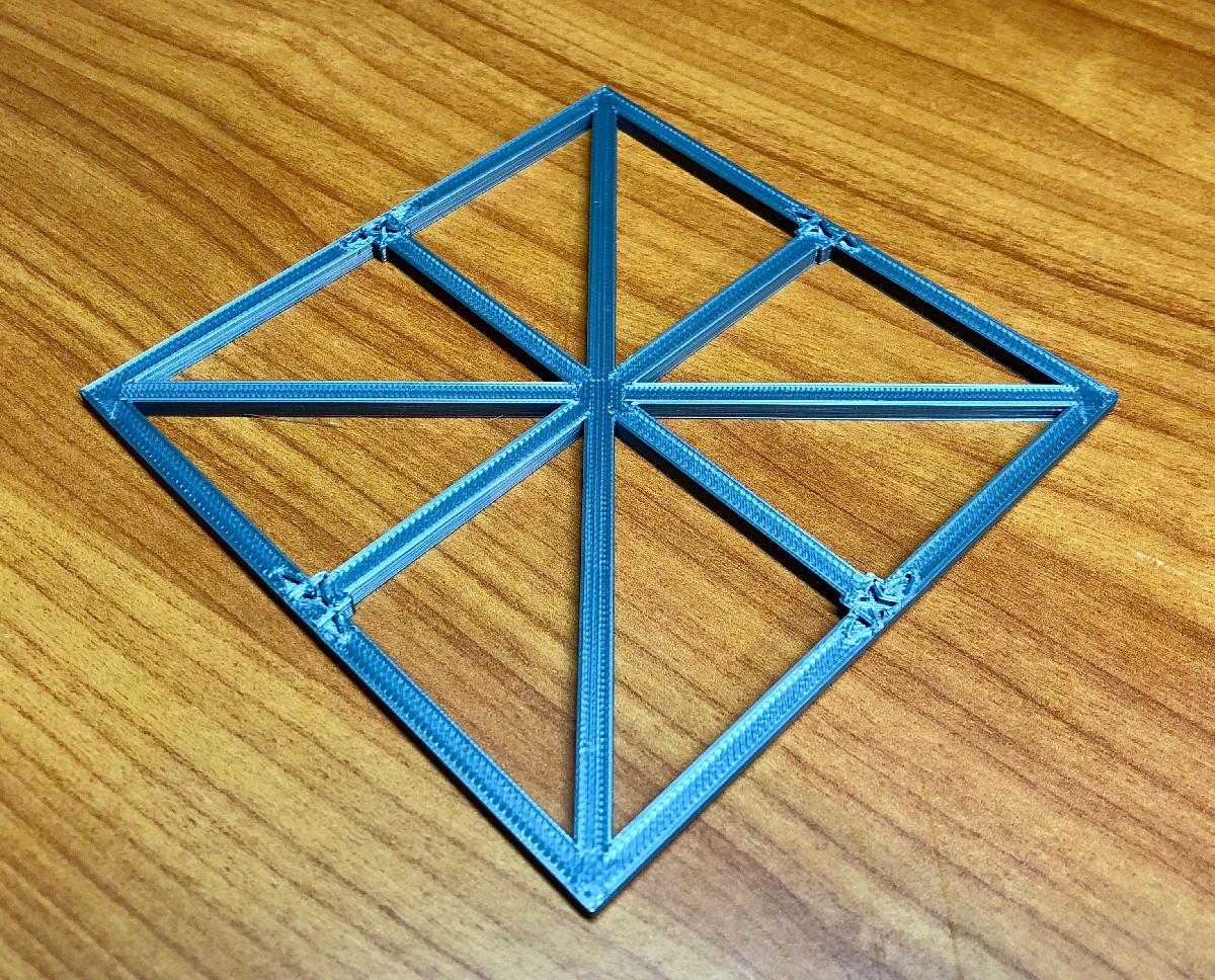 Quadrado de Calibracao XY   100mm