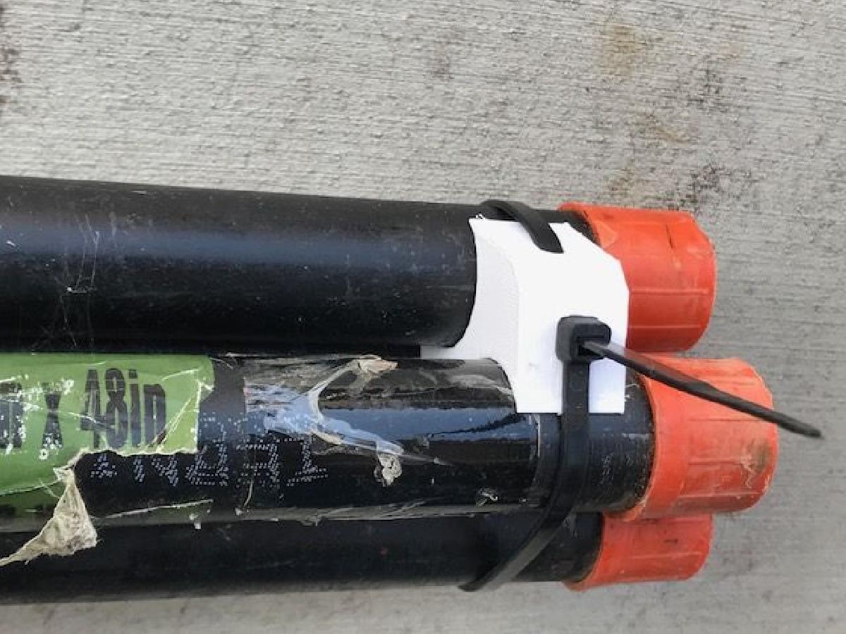 Suporte para Tubo Preto