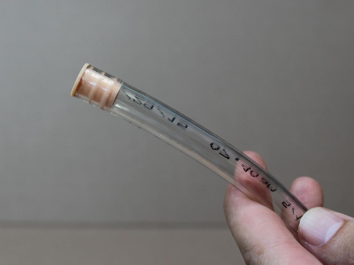 Tampa de tubo transparente   5/16