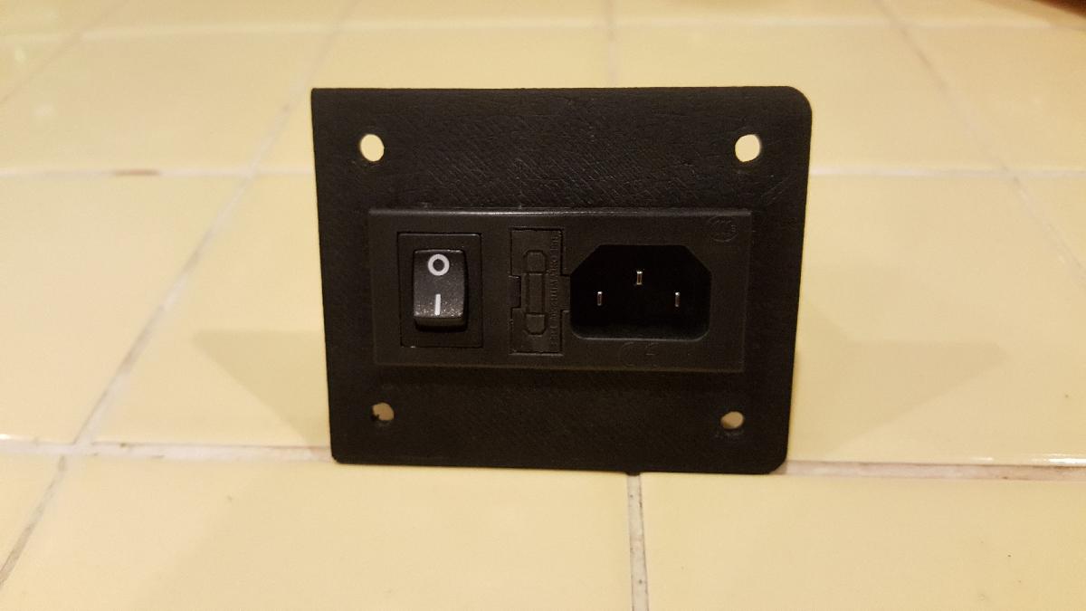 Moldura do Modulo de Entrada de Energia Delta AR IEC para Mendelmax