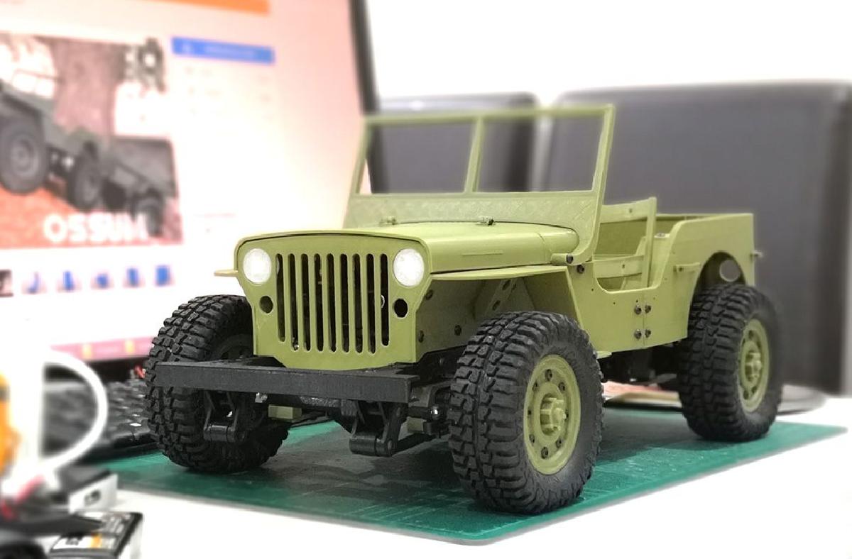 Pecas para Jeep Ossum 133% para se ajustar a RC 1/10
