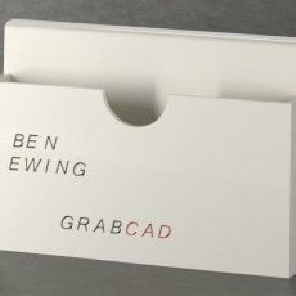 Suporte de cartão de visita com configurador!