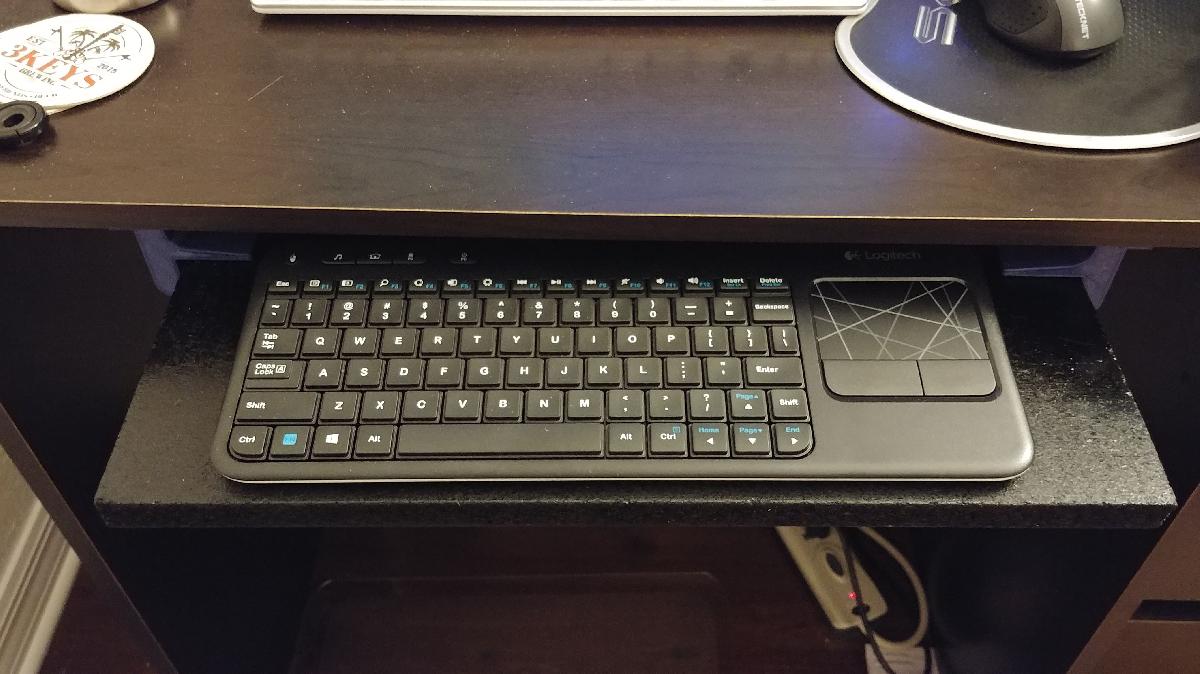 Bandeja para teclado retratil