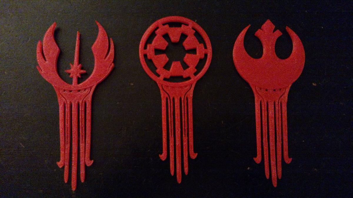 Ornamento de Cabelo de Star Wars remix