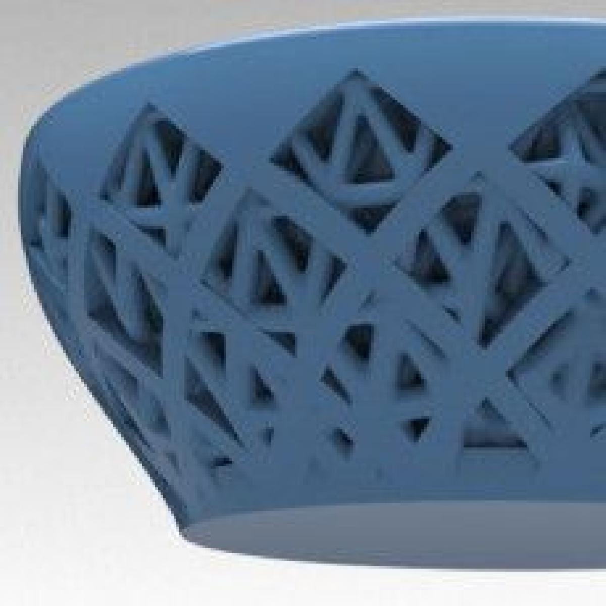 Tigela de trelica exposta