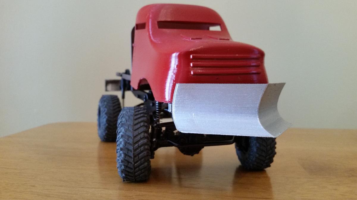 Laminha de neve para caminhao em escala 1/24