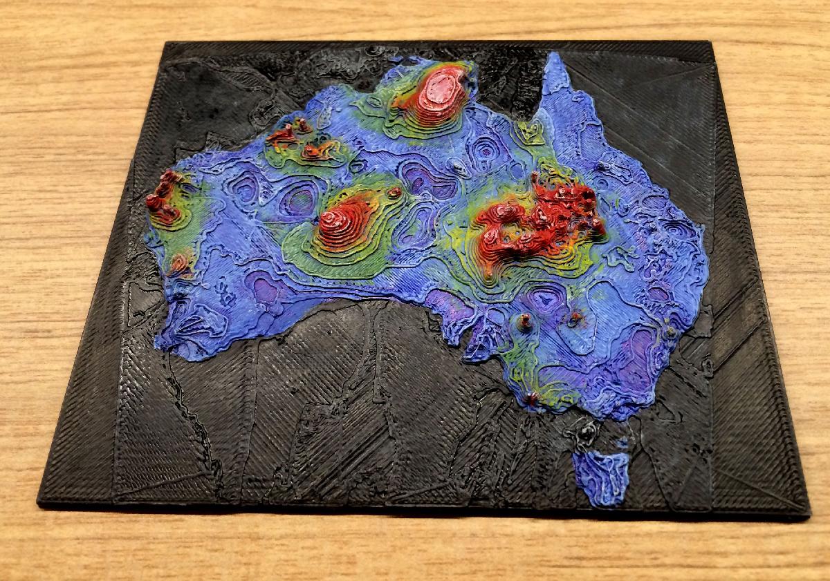 Mapa geotermico da Australia