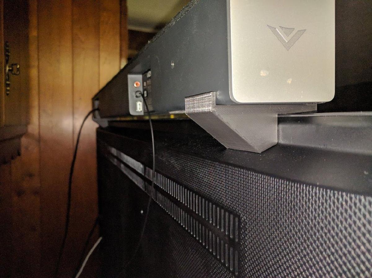 Suporte para barra de som Vizio para TV Samsung serie 6 MU6070
