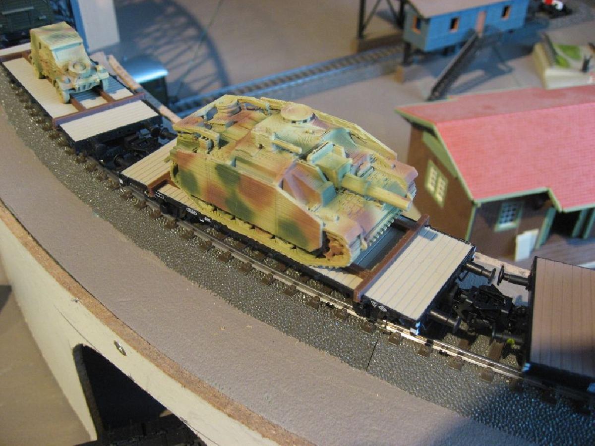 Apoio de seguranca para tanque de carga pesada Artitec & Marklin escala H0