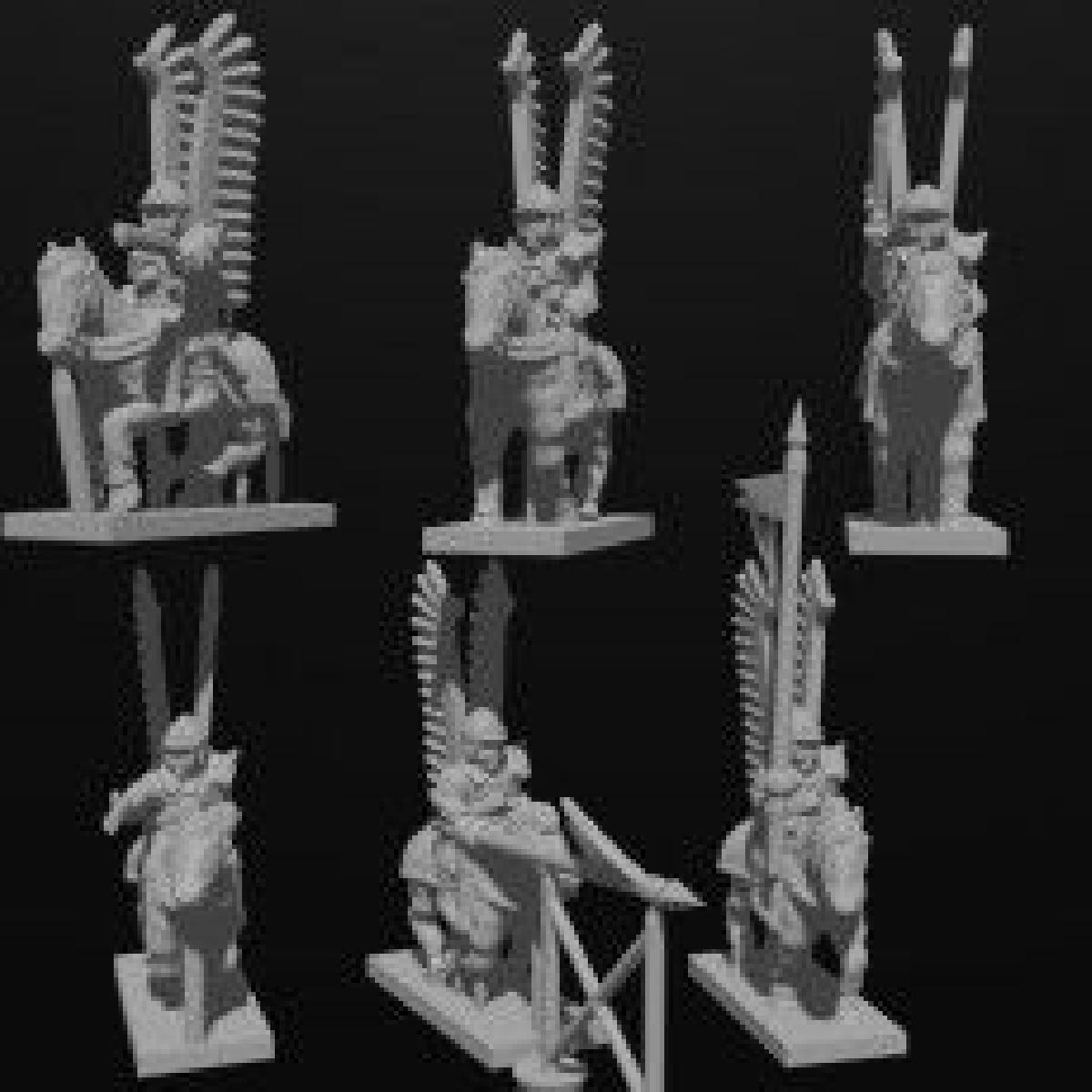Hussardos Alados Poloneses 6 15mm P&S 8 1.0