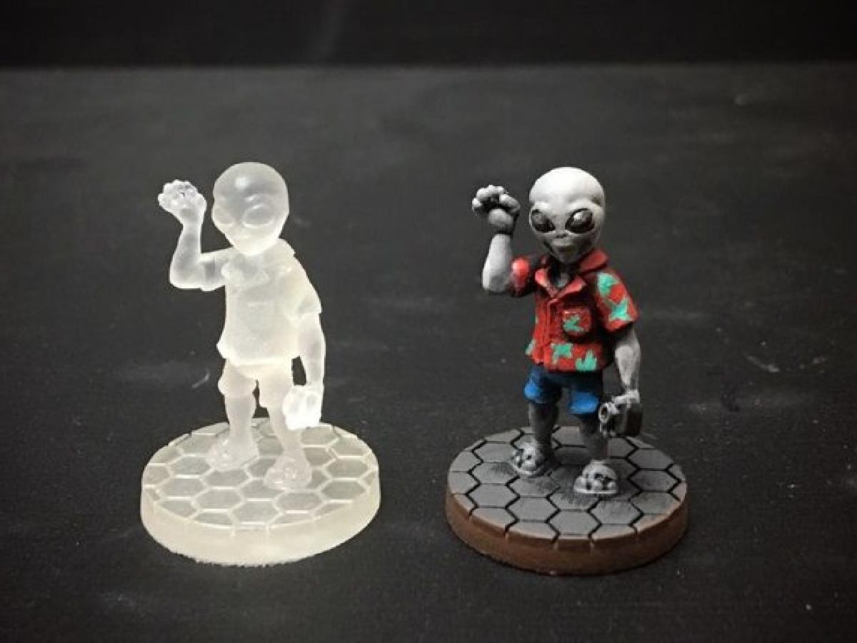 Graylien Tourist (28mm/escala heroica)