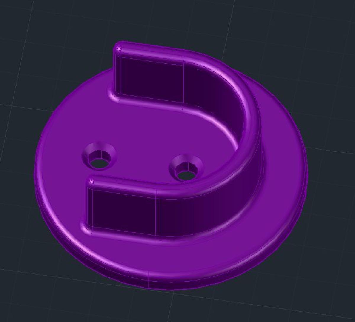 Suporte para varao de cortina de 35MM