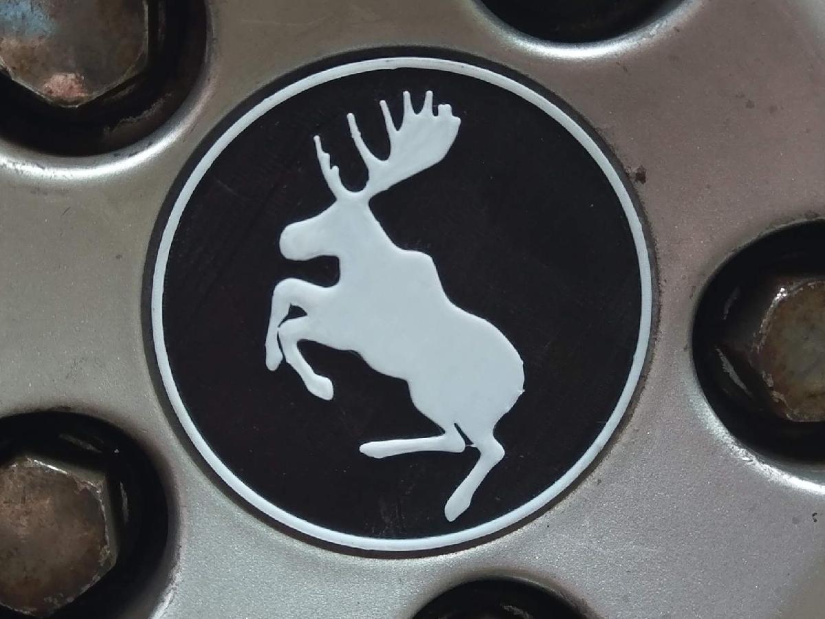 Tampa Central do Cubo da Roda Volvo Prancing Moose